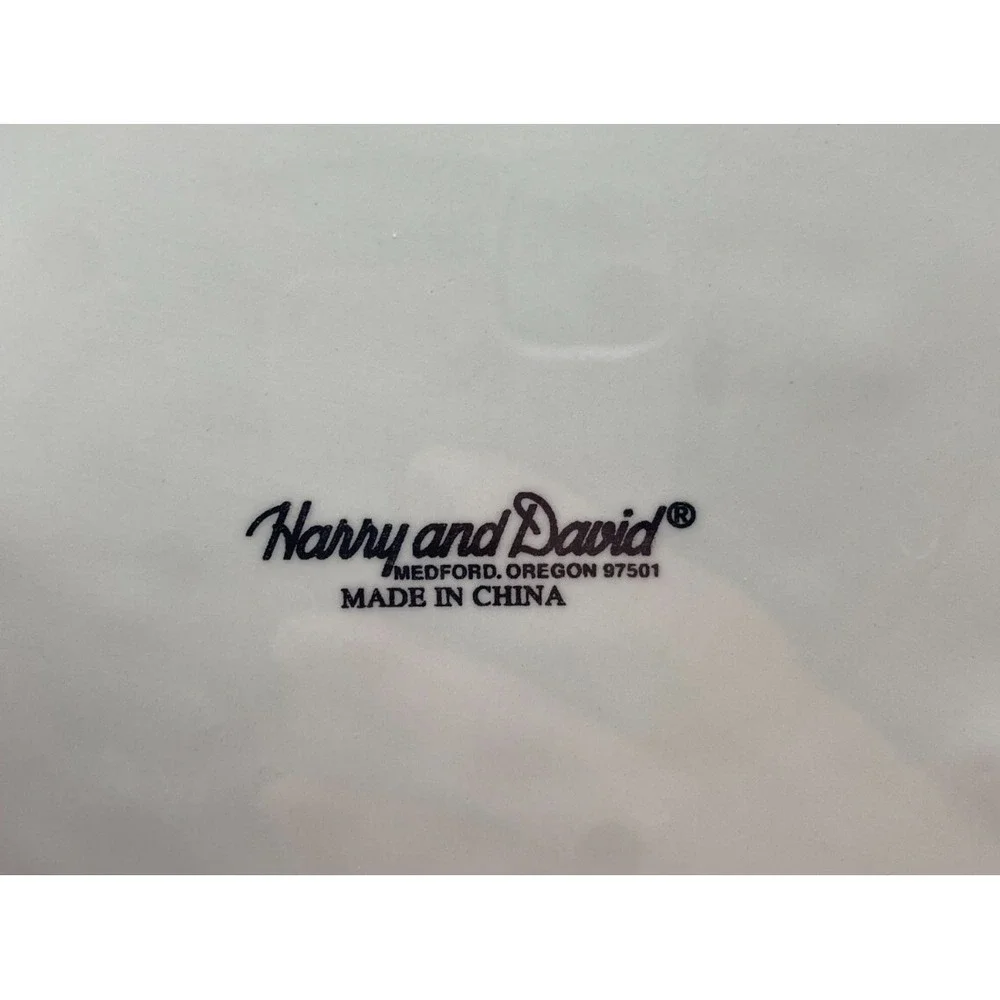Harry and David Salad‎ Appetizer Plates Set of Four Summer